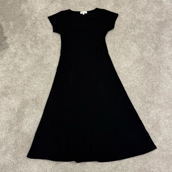 Nation Ltd Womens Mariana Midi Dress Black Size Small Like New - Picture 3 of 11